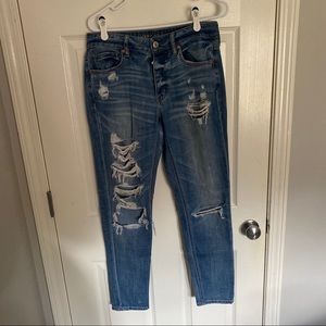 American Eagle Tomgirl Jeans sz 4 reg